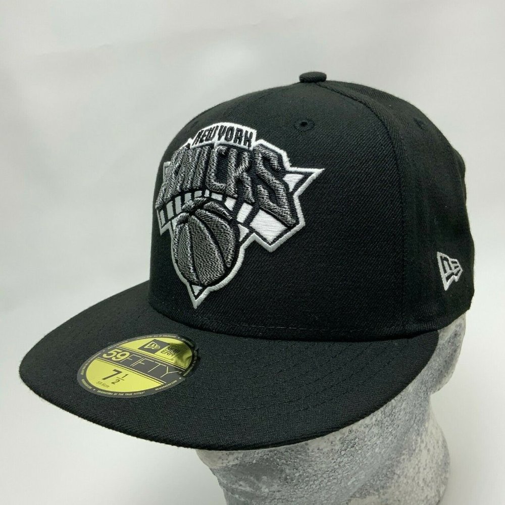 Men's New Era Cap Black | Grey | White NY Knicks 59FIFTY NBA